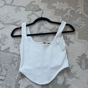 White corset top size S